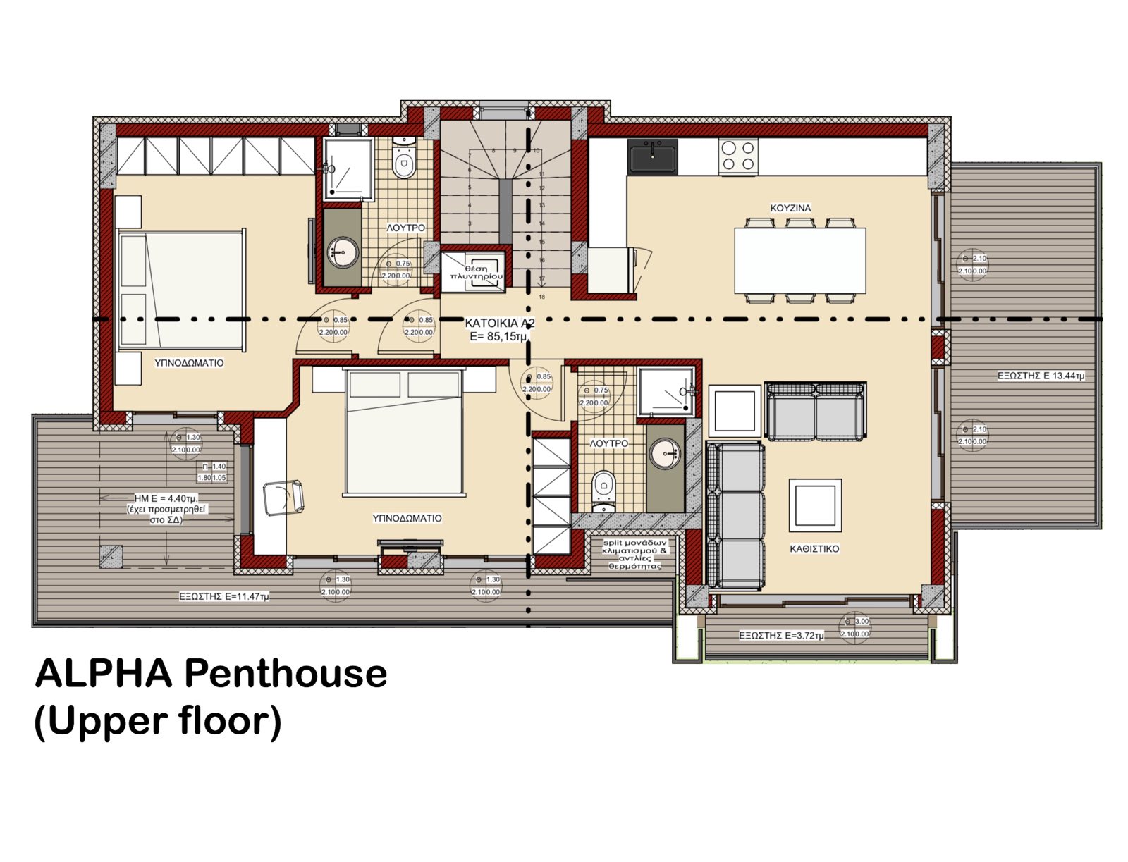 penthouse upper floor
