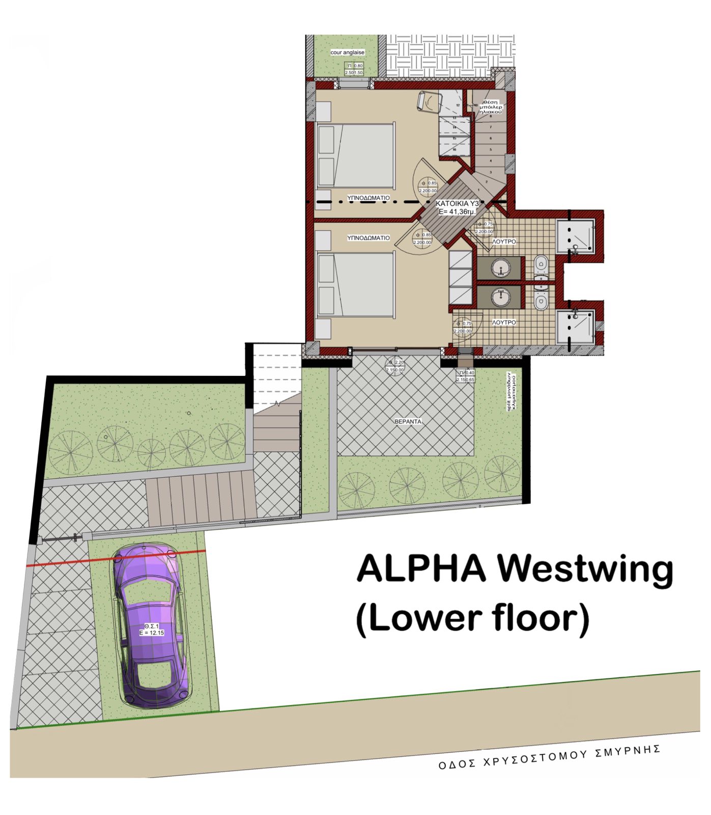 westwing lower floor